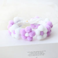 HKM-8719293 Flower Pattern Woven Adjustable Pet Collar in Multiple Colors