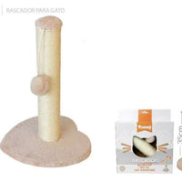 HKM-8720573 Cat Climbing Tower in Beige with Multi-Level Design and Scratch Posts