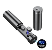 HKM-872083 Wireless Bluetooth Headset with LED Display, 9D HIFI Bass, Graphene Speakers, and Magnetic Charging Box
