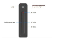 HKM-872083 Wireless RF LED Dimmer Switch Controller for 12V, 5V, 24V, 36V RGB Lighting, 8A Capacity