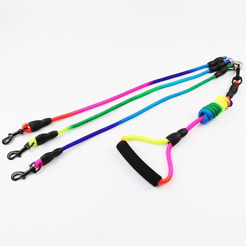 HKM-8721085 Double Head Nylon Traction Belt for Small Dogs, Lightweight and Adjustable