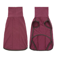 HKM-8721469 Cozy Cotton Sweater for Dogs in Brown and Wine Red, Multiple Sizes Available