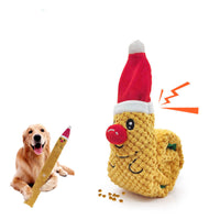HKM-8722109 Interactive Plush Christmas Elk Toy with Sound - 69cm Long