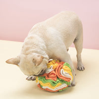 HKM-872211 Dog Sniffing Ball Plush Foraging Toy - Eco-Friendly Fleece, 15cm & 20cm Options