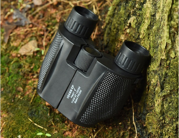 HKM-872403 10x25 High-Definition Mini Portable Outdoor Binoculars with Low-Light Night Vision