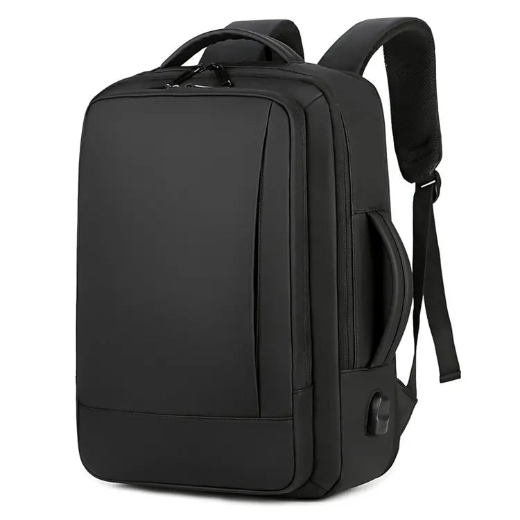 HKM-872403 Durable Expandable Waterproof Travel Backpack with USB Charging Port for Business and Leisure