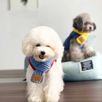HKM-8724669 Stylish Warm Neckscarf Bandana for Dogs and Cats – Perfect for Winter Festivities