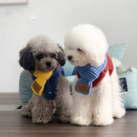 HKM-8724669 Stylish Warm Neckscarf Bandana for Dogs and Cats – Perfect for Winter Festivities