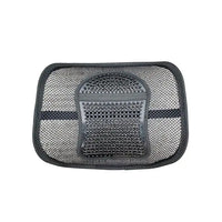 HKM-872531 Mesh Lumbar Support Cushion for Car Seats and Outdoor Chairs, Polyester Back Rest for Comfortable Driving