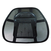 HKM-872531 Mesh Lumbar Support Cushion for Car Seats and Outdoor Chairs, Polyester Back Rest for Comfortable Driving