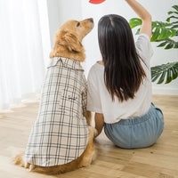 HKM-8725437 Golden Wool Labrador Chai Dog Shirt for Medium to Large Dogs, Available in Brown and Yellow
