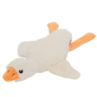 HKM-8725693 Plush Molar Chew Dog Toy in Rhubarb Goose Design for Puppies