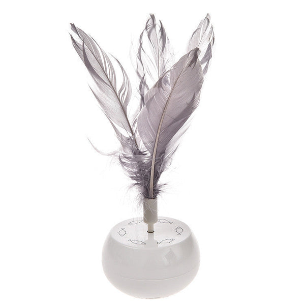 HKM-872787 Pet Tumbler Feather Cat Teaser From Hi Interactive Electric Toy