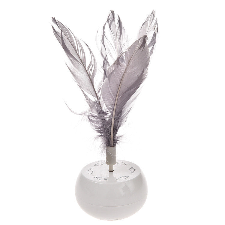 HKM-872787 Pet Tumbler Feather Cat Teaser From Hi Interactive Electric Toy