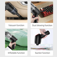 HKM-872915 Cordless Handheld Vacuum Cleaner with Blower and Air Pump Function for Cars