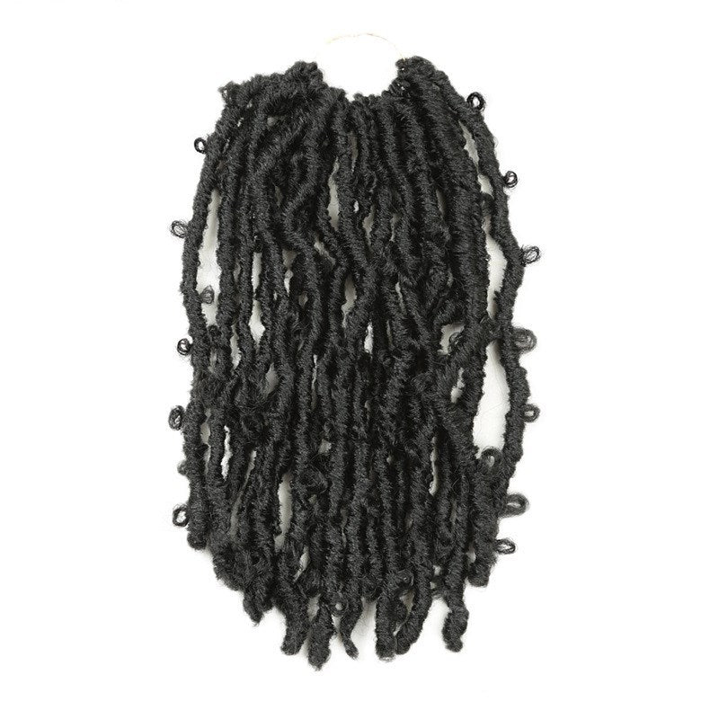 HKM-872915 Short Curly Wig for Ladies - 12 Inch Low Temperature Flame Retardant Silk, Versatile for Any Face Shape