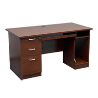 HKM-873043 Wooden Learning Desk with Computer and Gaming Functionality for Home and Office Use