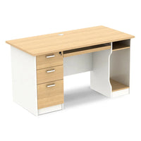 HKM-873043 Wooden Learning Desk with Computer and Gaming Functionality for Home and Office Use