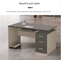 HKM-873043 Wooden Learning Desk with Computer and Gaming Functionality for Home and Office Use