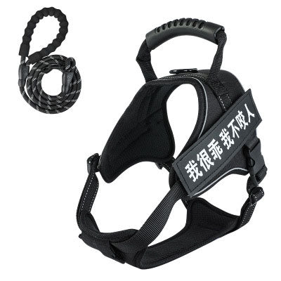 HKM-8732093 Adjustable Pet Harness with Leash - Available in Multiple Colors