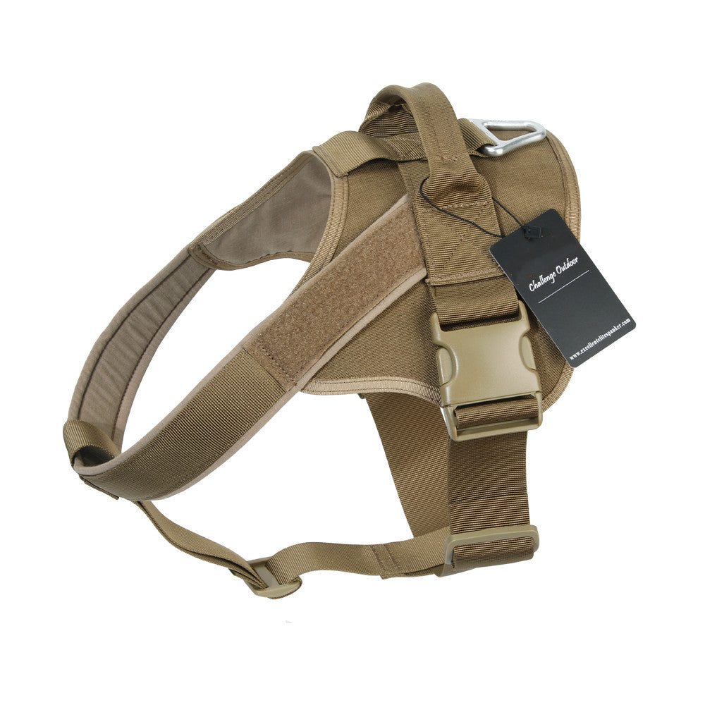 HKM-8732605 Adjustable Non-Tension Dog Harness Vest - Customized Nylon, Padded, All Seasons, Sizes XS-XL