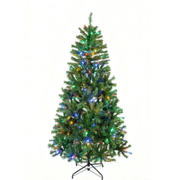 HKM-873299 Artificial Christmas Tree with Colorful Lights - Various Heights Available (4.5FT, 6FT, 7.5FT, 9FT)