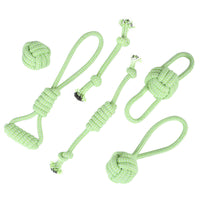 HKM-8733629 Dog Bite-resistant Cotton Rope Knot Toy Set - Multiple Sizes Available