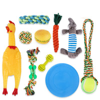 HKM-8733629 Dog Bite-resistant Cotton Rope Knot Toy Set - Multiple Sizes Available