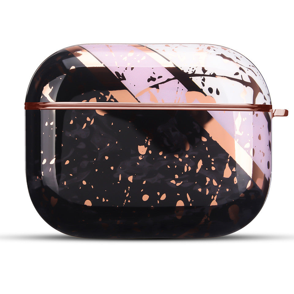HKM-873363 Marble IMD Earphone Protective Sleeve for AirPods 1st/2nd Gen & AirPods Pro 3rd Gen