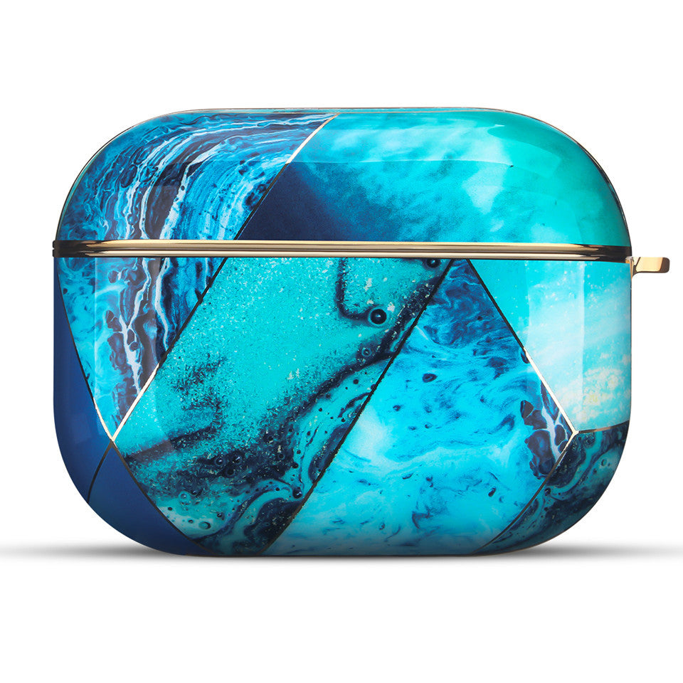 HKM-873363 Marble IMD Earphone Protective Sleeve for AirPods 1st/2nd Gen & AirPods Pro 3rd Gen