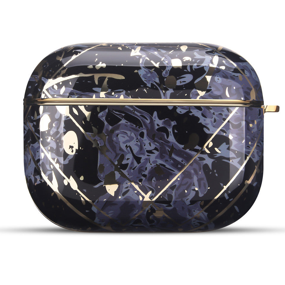 HKM-873363 Marble IMD Earphone Protective Sleeve for AirPods 1st/2nd Gen & AirPods Pro 3rd Gen