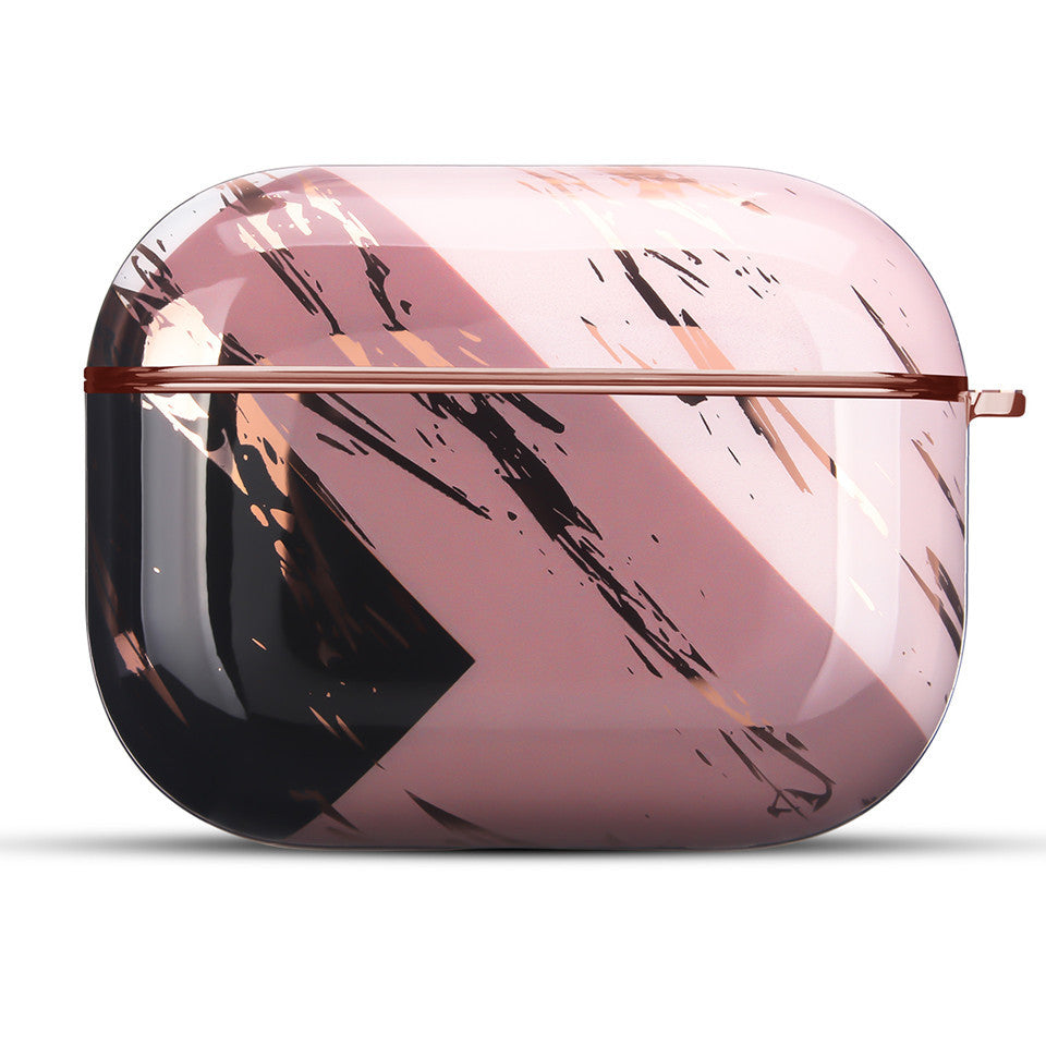 HKM-873363 Marble IMD Earphone Protective Sleeve for AirPods 1st/2nd Gen & AirPods Pro 3rd Gen