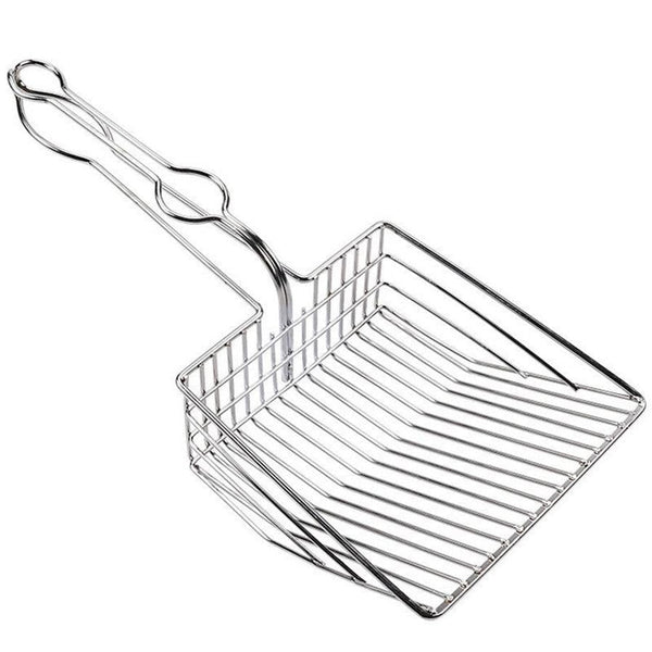 HKM-873491 Durable Iron Cat Cleaning Tool - Litter Shovel Scoop for Effortless Pet Care