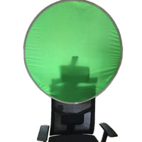 HKM-873555 Foldable Green Photography Background - 35cm Panel Expands to 90cm, Includes Carry Bag, Durable Steel Spring Frame