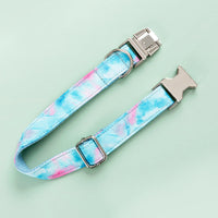 HKM-8738365 Printed Polyester Pet Collar and Leash Set - 43x31x31cm