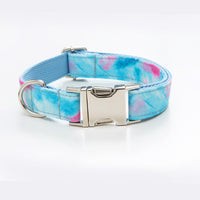 HKM-8738365 Printed Polyester Pet Collar and Leash Set - 43x31x31cm