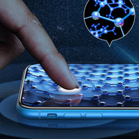 HKM-873875 Tempered Glass Anti-Fingerprint Screen Protector for iPhone - HD, Anti-Scratch, Reflective Film