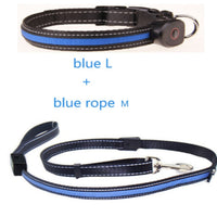 HKM-8740541 Luminous Dog Collar with Adjustable Length - Sizes S, M, L Available