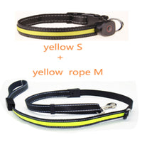 HKM-8740541 Luminous Dog Collar with Adjustable Length - Sizes S, M, L Available