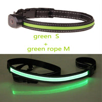 HKM-8740541 Luminous Dog Collar with Adjustable Length - Sizes S, M, L Available
