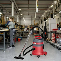 HKM-874067 Portable 30L Manual Steam Wet/Dry Vacuum Cleaner for Carpets, Cars, and RVs with Foam Shampoo