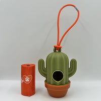 HKM-8741821 Cactus Shaped Pet Waste Bag Dispenser - Easy Carrying Dog Waste Management Case