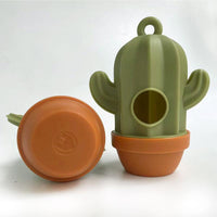 HKM-8741821 Cactus Shaped Pet Waste Bag Dispenser - Easy Carrying Dog Waste Management Case