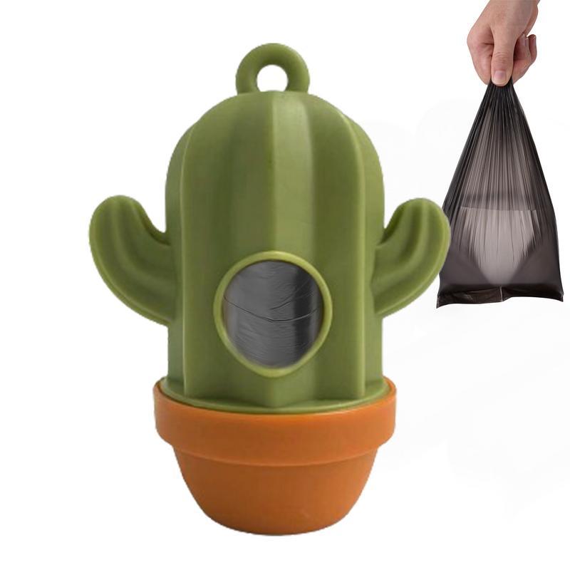 HKM-8741821 Cactus Shaped Pet Waste Bag Dispenser - Easy Carrying Dog Waste Management Case