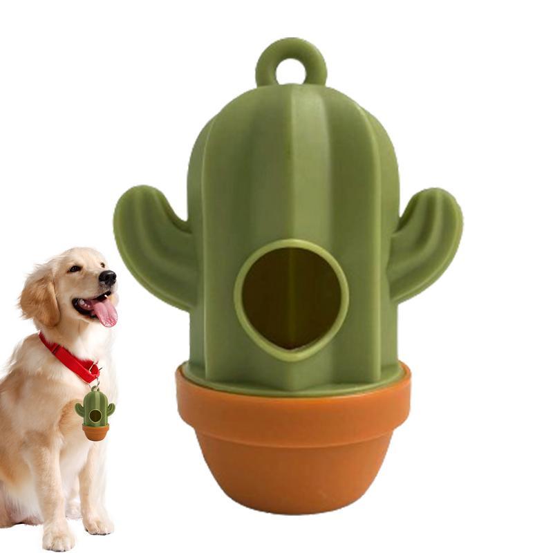 HKM-8741821 Cactus Shaped Pet Waste Bag Dispenser - Easy Carrying Dog Waste Management Case