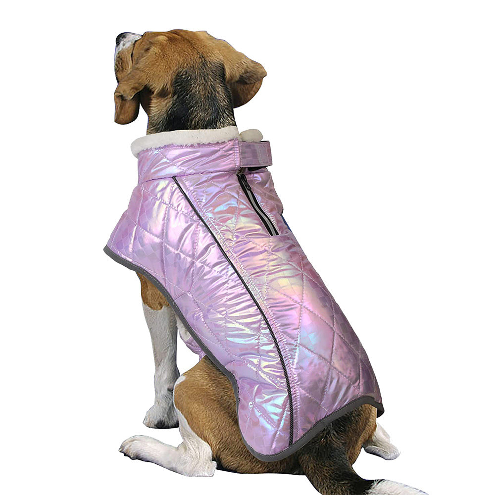 HKM-8742973 Waterproof Velvet Jacket for Pets - Warm, Stylish, and Cozy in Various Colors
