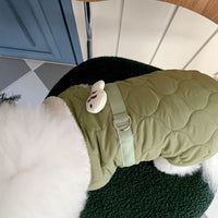 HKM-8743101 Cozy Cotton-Padded Dog Apparel for Autumn and Winter in Cute Fish Designs