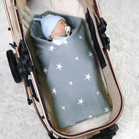 HKM-874323 Five-Pointed Star Cotton Baby Stroller Blanket in Various Colors