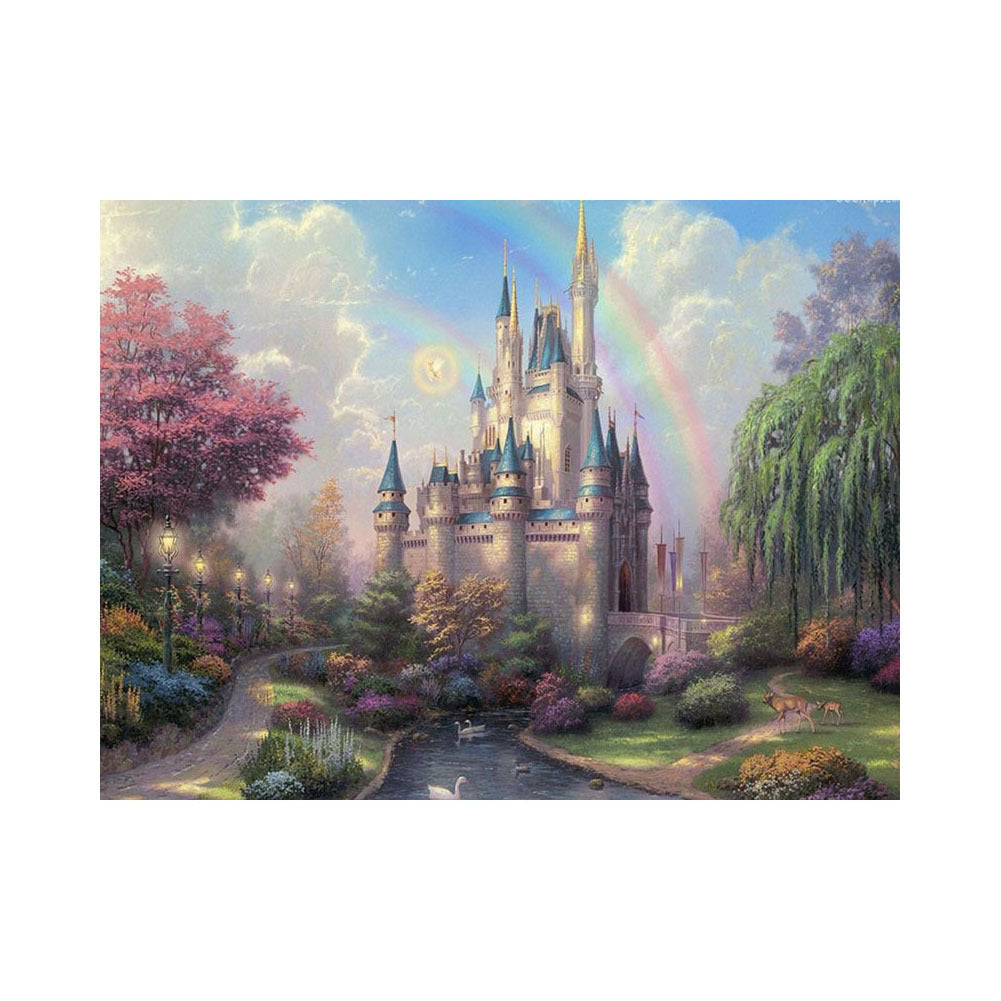 HKM-874323 Frameless DIY Digital Oil Painting - Modern Motion Art for Home Decoration