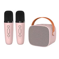 HKM-874323 Portable Mini Music Player Speaker with Wireless Microphone and TF Card Support for Outdoor Karaoke